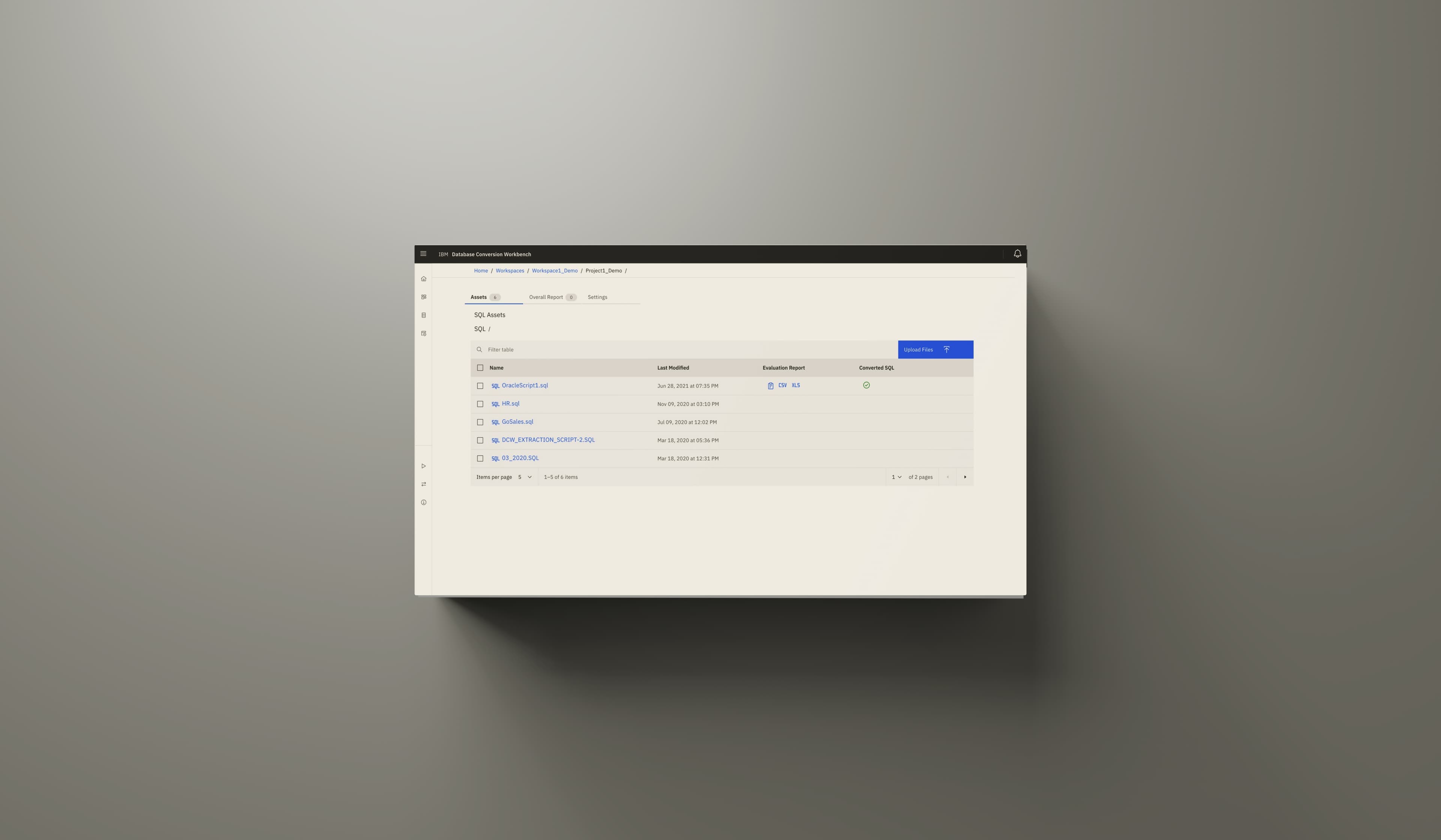 IBM Database Conversion Workbench